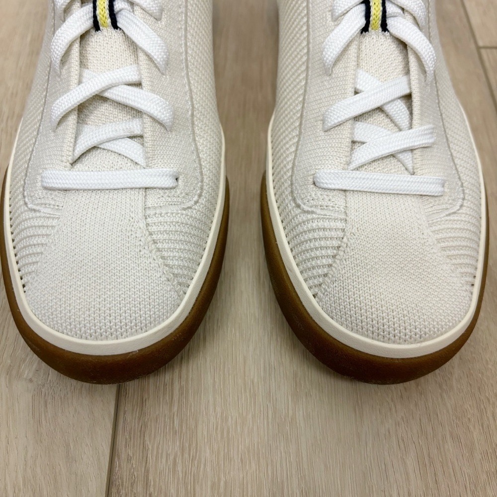 Rothy’s The Lace Up Low Top Sneakers in Vanilla Size 8 - Picture 4 of 14